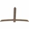 Ekena Millwork Bellingham Smooth Timber Gable Bracket, Douglas Fir, 72"W x 48"H x 1 1/2"D x 5 1/2"F, 16/12 Pitch GBW072X48X0206BEL00SDF - alternate 2
